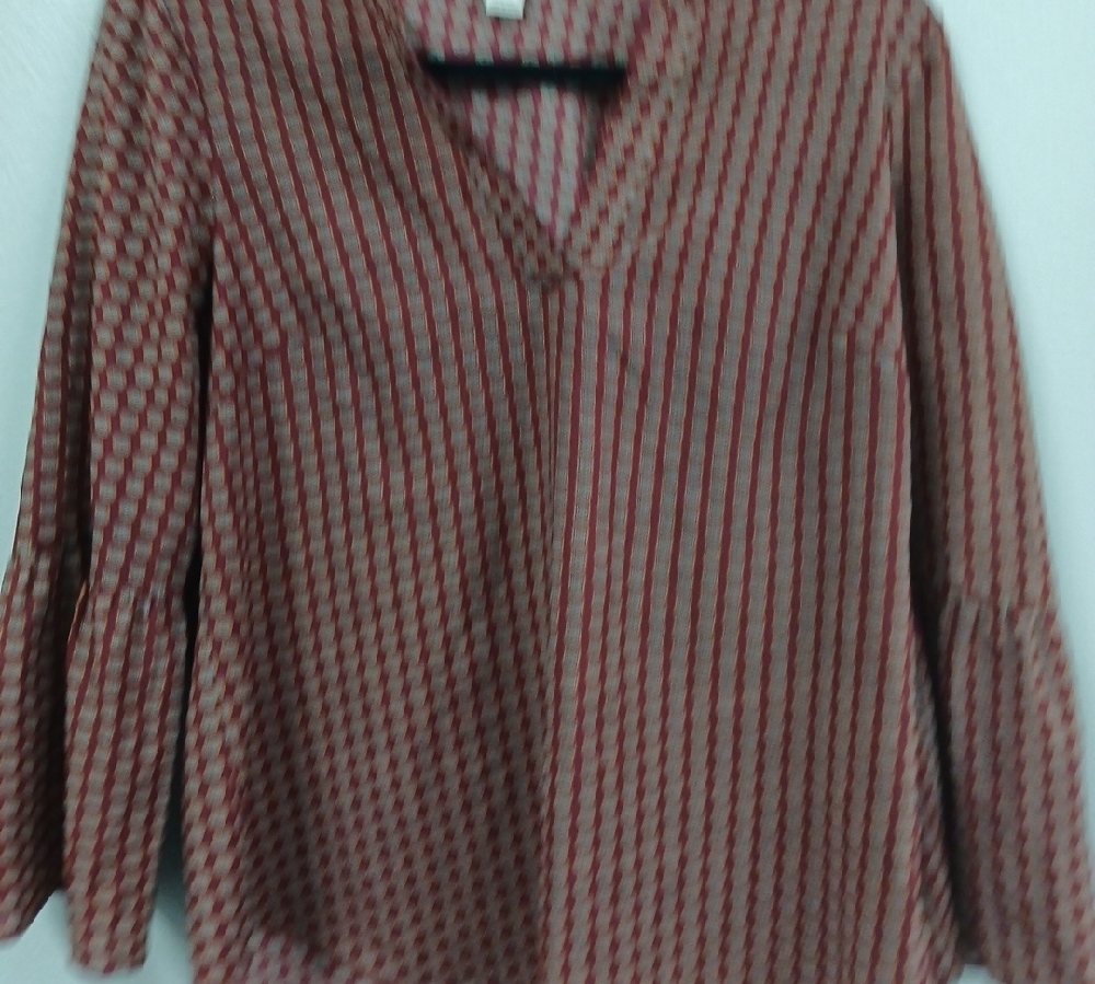 J. Crew Brown Patterned Blouse - image 4